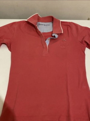 Animo polo shirt, red, size small