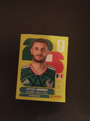 Santiago Giménez World Cup 2026 Panini sticker new