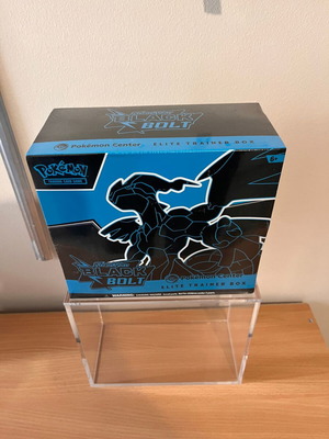 Black Bolt Pokémon Center Elite Trainer Box καινούργιο με ακρυλικό κουτί