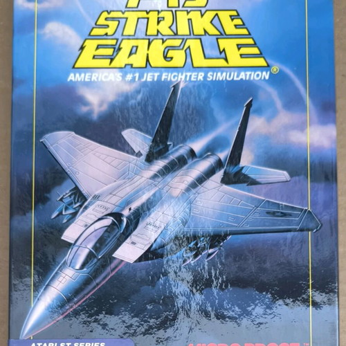 F-15 Strike Eagle like new, Atari ST, MicroProse