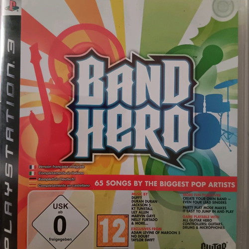 Band Hero PS3 used, complete with manual