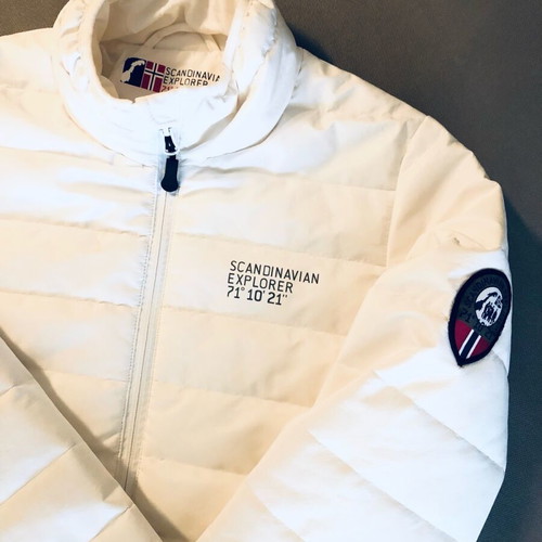 Scandinavian Explorer women's white jacket like new, size S