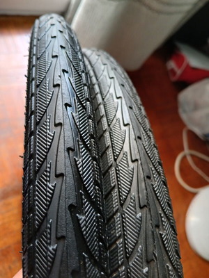 Nylon bicycle tires set 20×1.75 trekking BMX folding bike