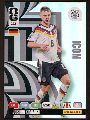 2026 Panini World Cup Adrenalyn XL #192 Kimmich Icons pack like new