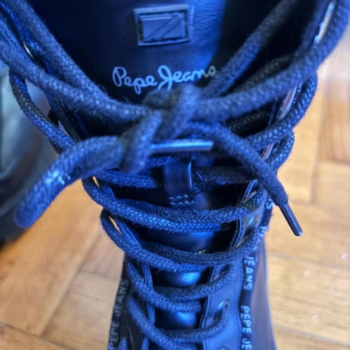 Pepe Jeans black boots size 39 like new
