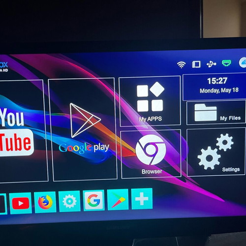 H96 Max 6K Ultra HD Smart TV Box like new with HDMI and remote