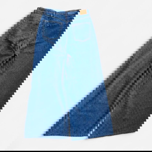 High-waisted wide leg jeans Bershka like new, size 34, blue