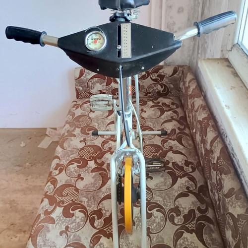 Balkan S Retro Exercise Bike, vintage Bulgarian fitness equipment