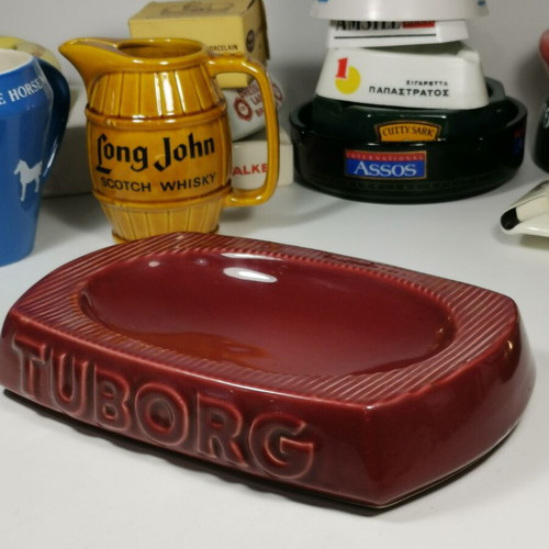 Tuborg vintage beer promotional ashtray used
