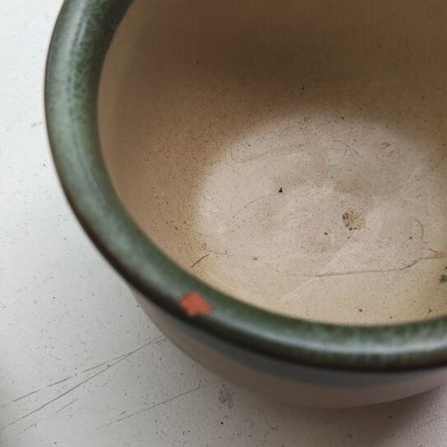 Clay tea and coffee set like new, 4 tea cups, 4 coffee cups, sugar and coffee containers, jug