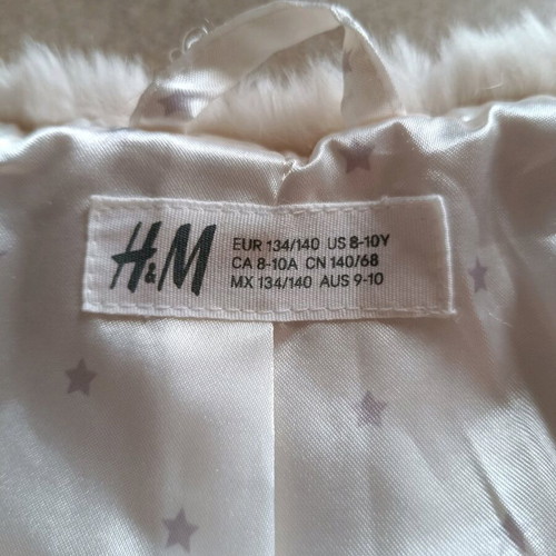 H&M Kids' Beige Fur Bolero Like New