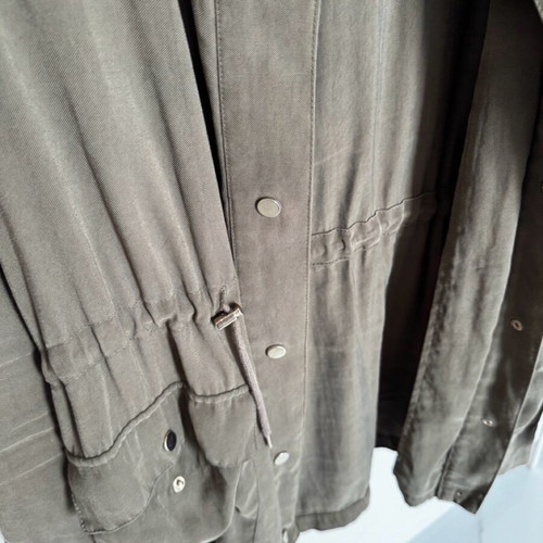 Zara jacket used, olive color, size S