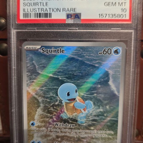 Squirtle MEW 170 PSA 10 Gem Mint Pokémon Card