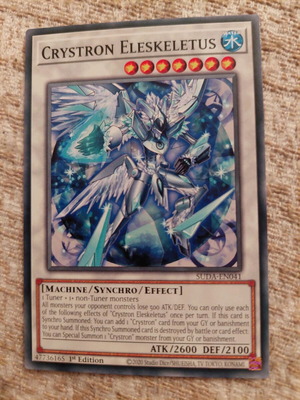 Yu-Gi-Oh Crystron Eleskeletus σαν καινούργιο