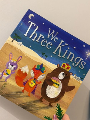 We Three Kings book new, English for toddlers