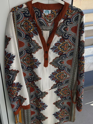 Kaftan beachwear new, multicolor, Ble Resort Collection, XL