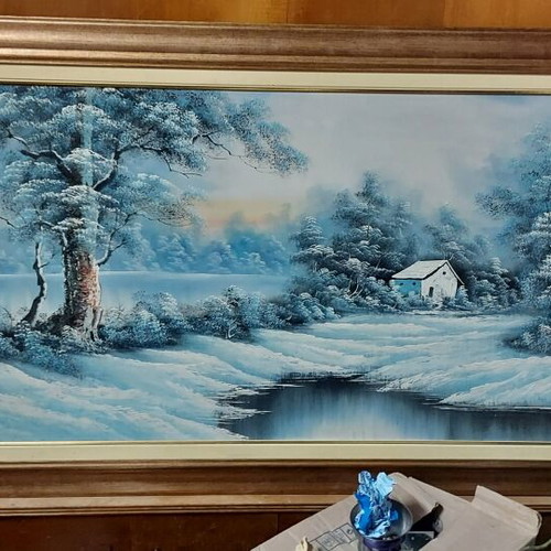 Oil painting canvas like new 1.40x0.80