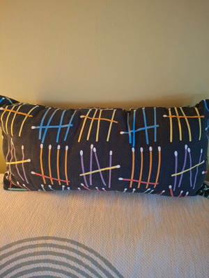 IKEA sofa pillow used, rectangular