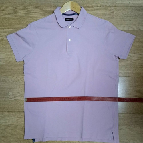 Massimo Dutti polo t-shirt pastel lilac like new, size L
