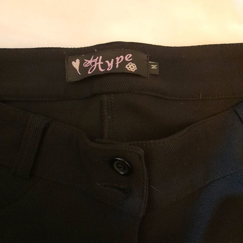 Hype women's pants black elastic like new, size M