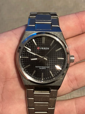 Ρολόι Curren αδιάβροχο ελαφρά χρησιμοποιημένο, ασημί