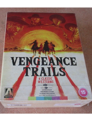Vengeance Trails Blu-ray συλλογή σαν καινούργιο, 4 κλασικά γουέστερν