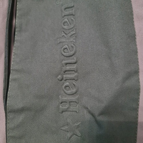 Heineken collectible backpack like new khaki