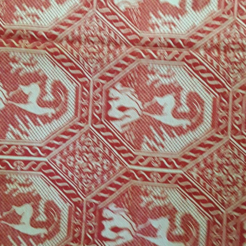 Woven coral blanket new, dimensions 2.16x1.75 m
