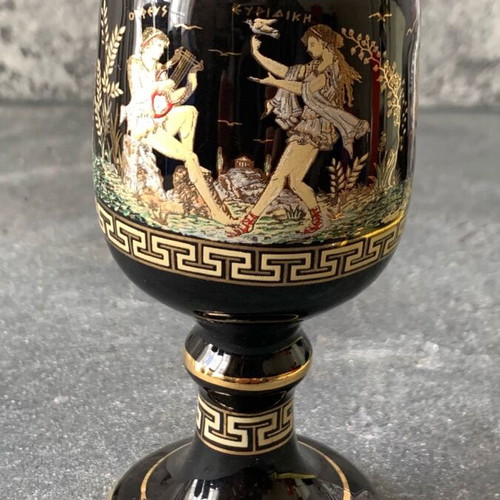Greek cup used with traditional design