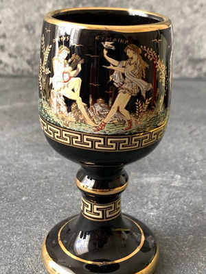 Greek cup used with traditional design