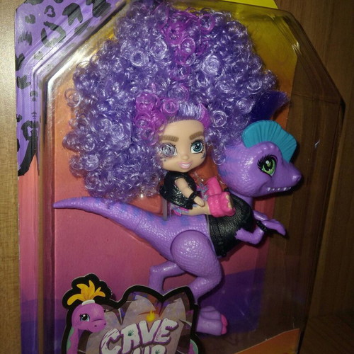 Mattel 2021 Cave Club tots Rebel Tot & Dino doll new