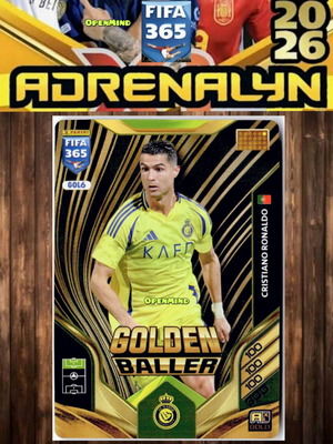 Ronaldo Golden Baller No6 FIFA 365 2026 Andrenalyn XL card new