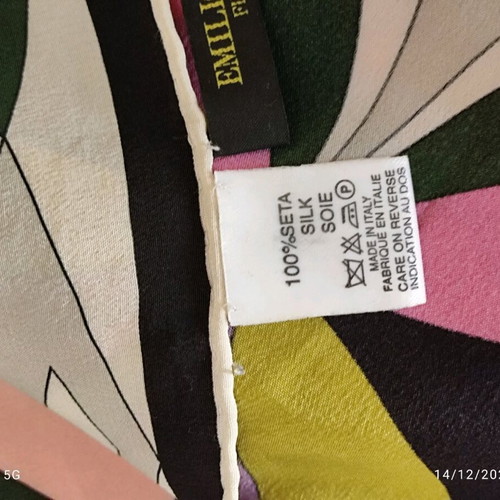 Emilio Pucci silk scarf multicolor like new vintage