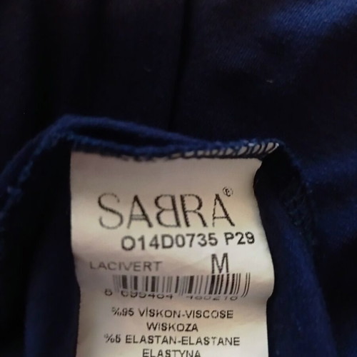 Women's dress dark blue like new, 95% Viskose with belt
