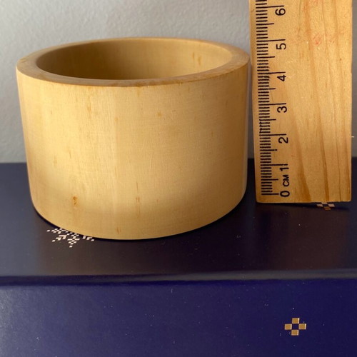 Wooden bracelets for decoupage, pack of 3 pieces