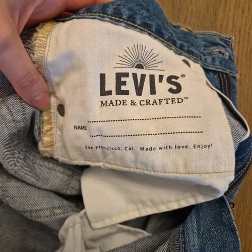 Levi's Made & Crafted High-Rise Boyfriend Selvedge Jeans W26 L30