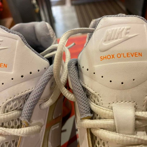 Nike Shox O'Leven sneakers, white and orange, EU 45 / US 11