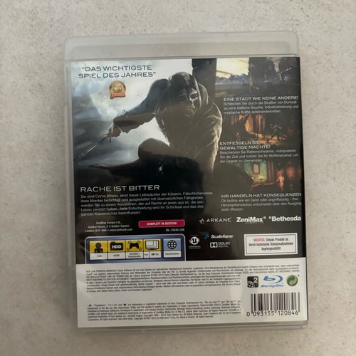 Dishonored PlayStation 3 German full used