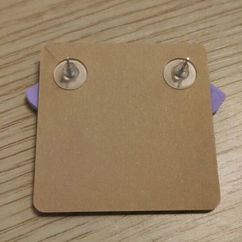 Polymer Clay Earrings New Lilac Color