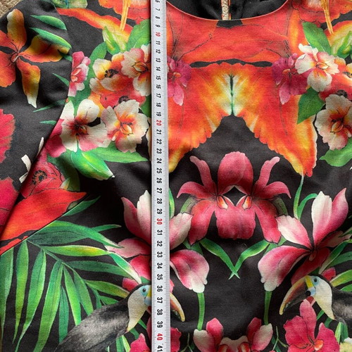 Tropical Crop blouse Ted Baker like new, multicolored, size M