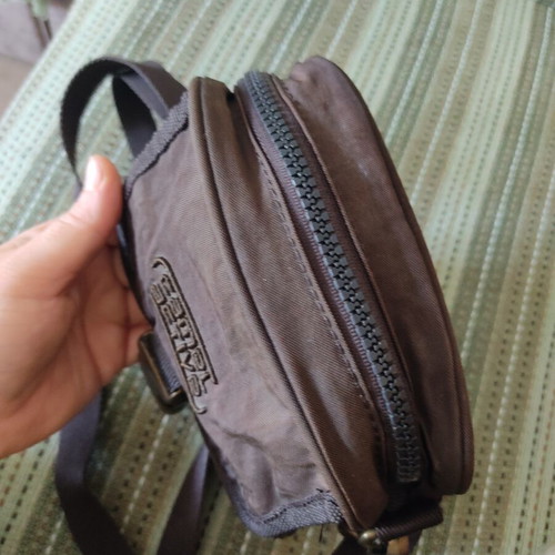 Camel Active brown crossbody bag with adjustable strap