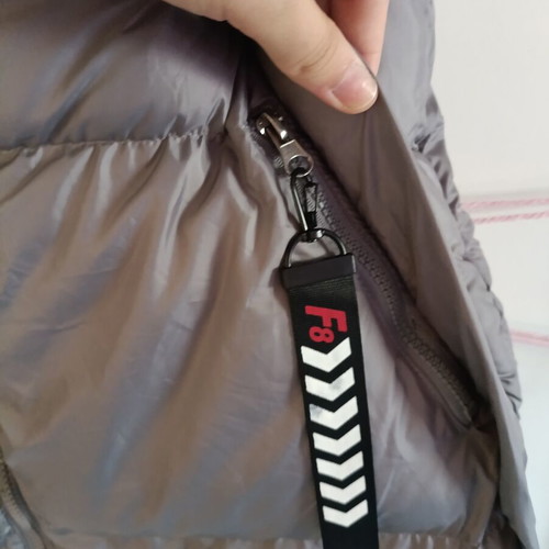 Metallic Puffer Vest FreeStyle size S with detachable hood