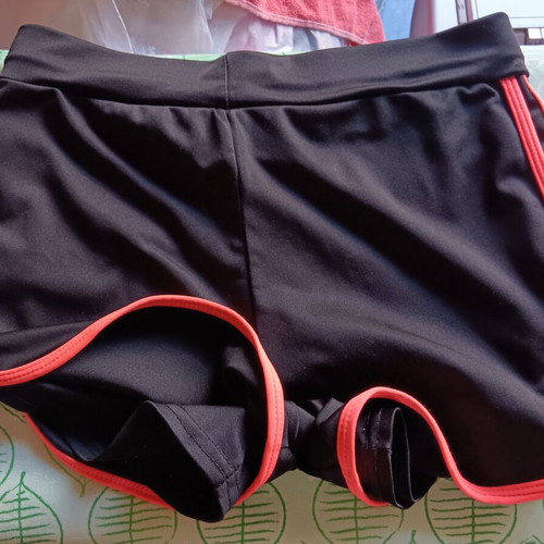Acerbis Athletic Shorts used, Small/Medium, Black and Orange