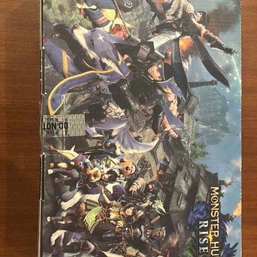 Nintendo Switch Monster Hunter Rise Edition box used packaging only
