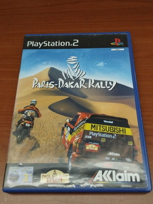 Paris-Dakar Rally PS2 game used, racing
