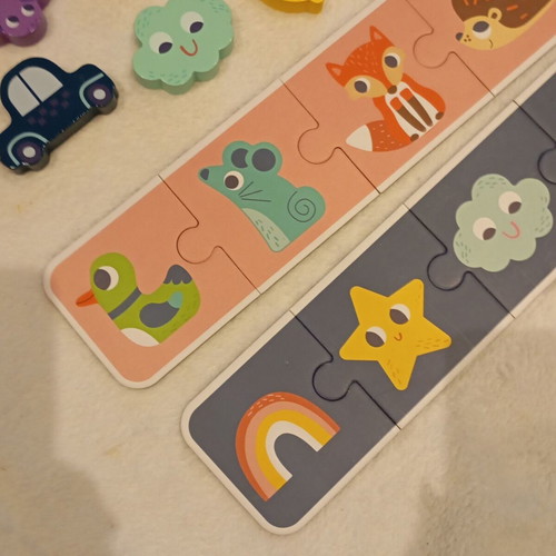 Sensory game "Touch and Find" like new, wooden educational toy for kids