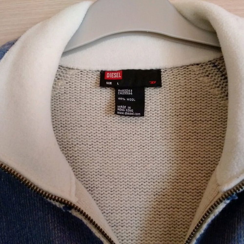 Diesel women's wool cardigan like new, blue navy