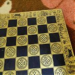  Μεταλλικη Antique Βαση Για Σκακι