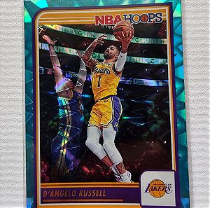 2023-24 Panini-NBA Hoops Basketball D'Angelo Russell Teal Explosion #140