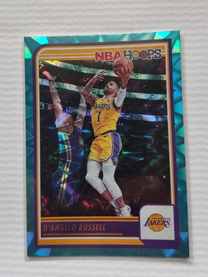 D'Angelo Russell Teal Explosion NBA Hoops 2023-24 card new